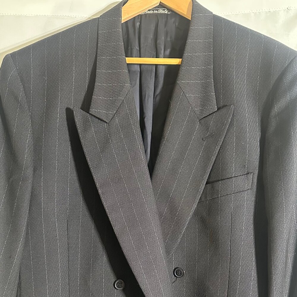 Vintage Double Breasted Blazer By Mani Sz. 46 Reg.